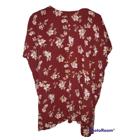 Forever 21 Short Sleeve Floral Cardigan Size S - Picture 5 of 5